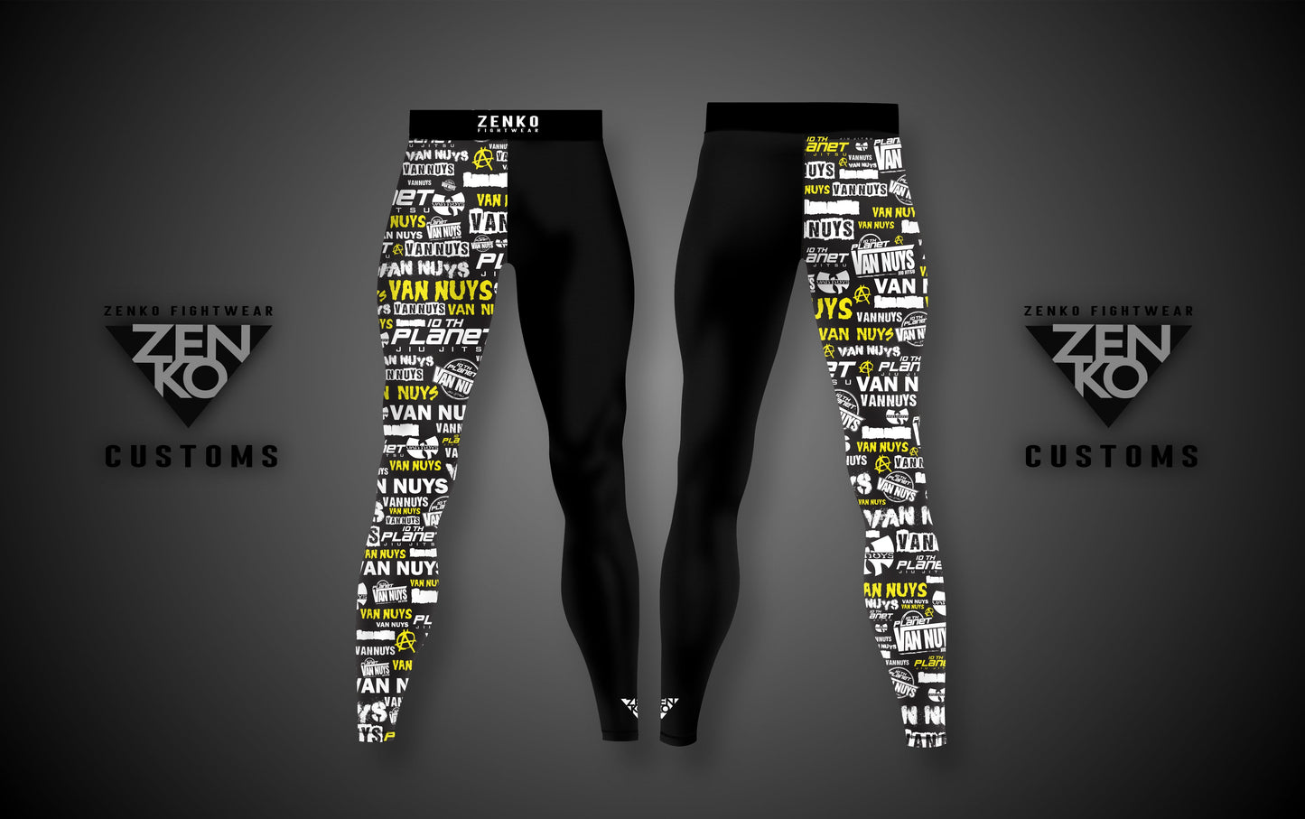 10th Planet Van Nuys Punk Spats (Yellow)