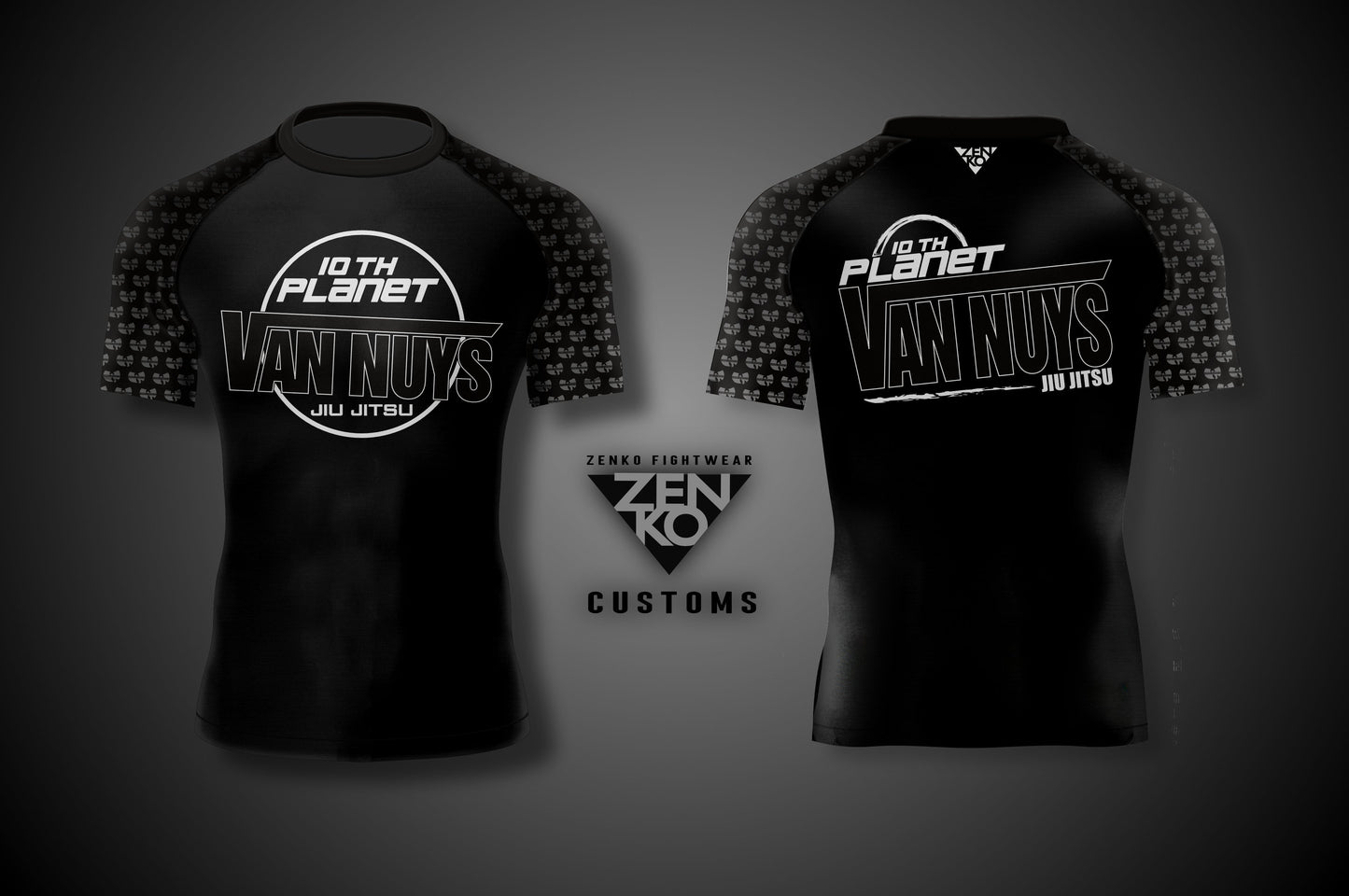 10th Planet Van Nuys Short Sleeve Ranked Rashguard (Black)