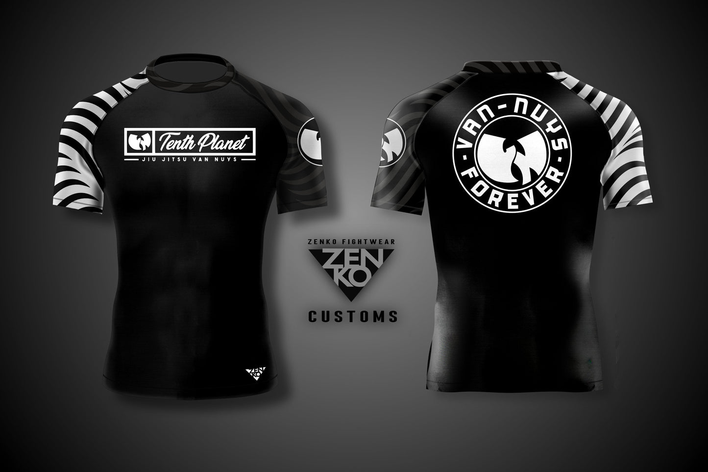 10th Planet Van Nuys "Forever" Short Sleeve Ranked Rashguard (White)