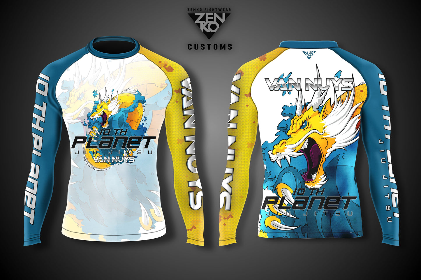 10th Planet Van Nuys Long Sleeve "Dragon" Rashguard