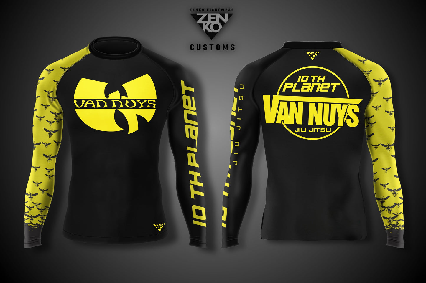 10th Planet Van Nuys Long Sleeve Rashguard