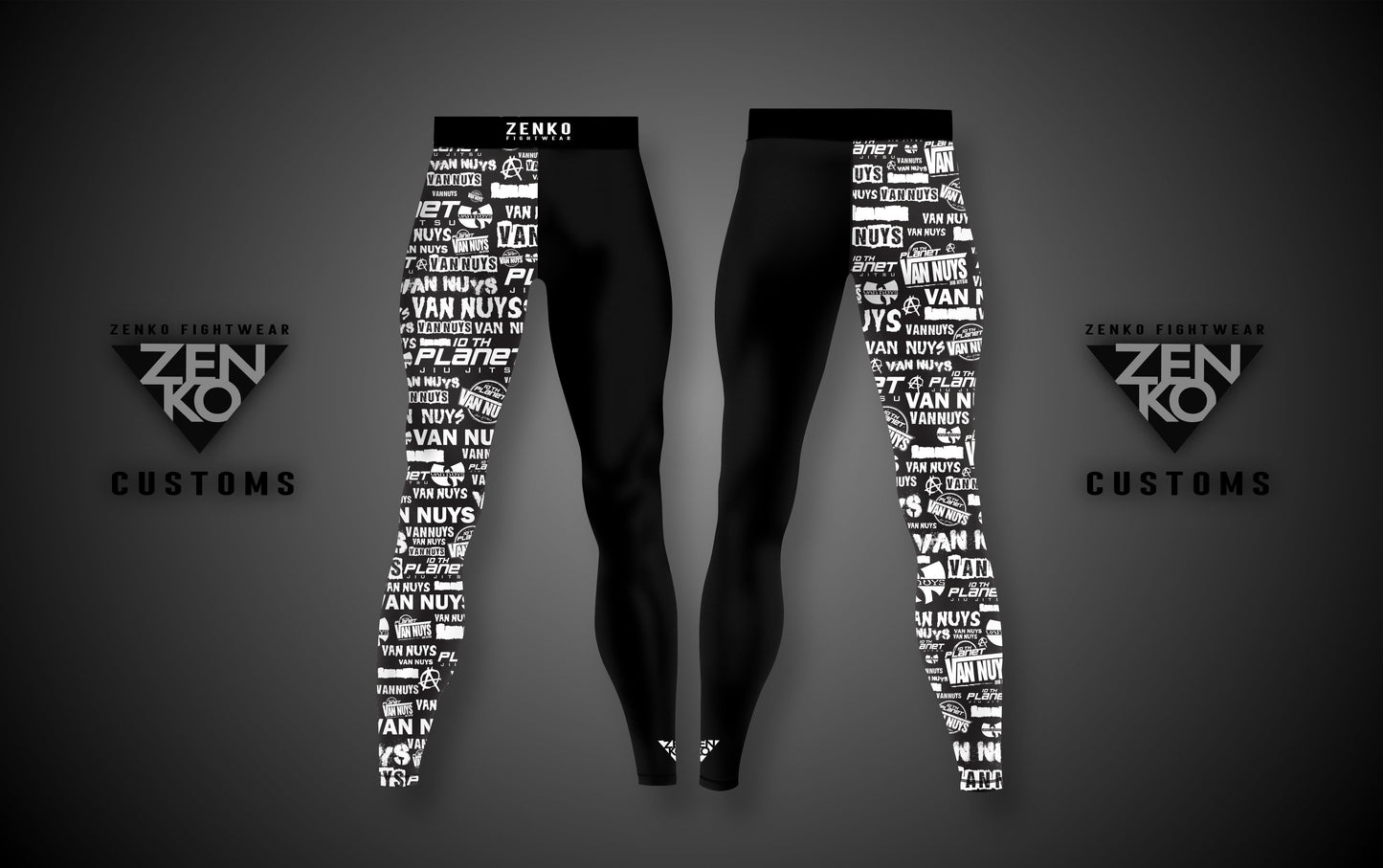 10th Planet Van Nuys Punk Spats (White)