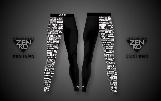10th Planet Van Nuys Punk Spats (White)