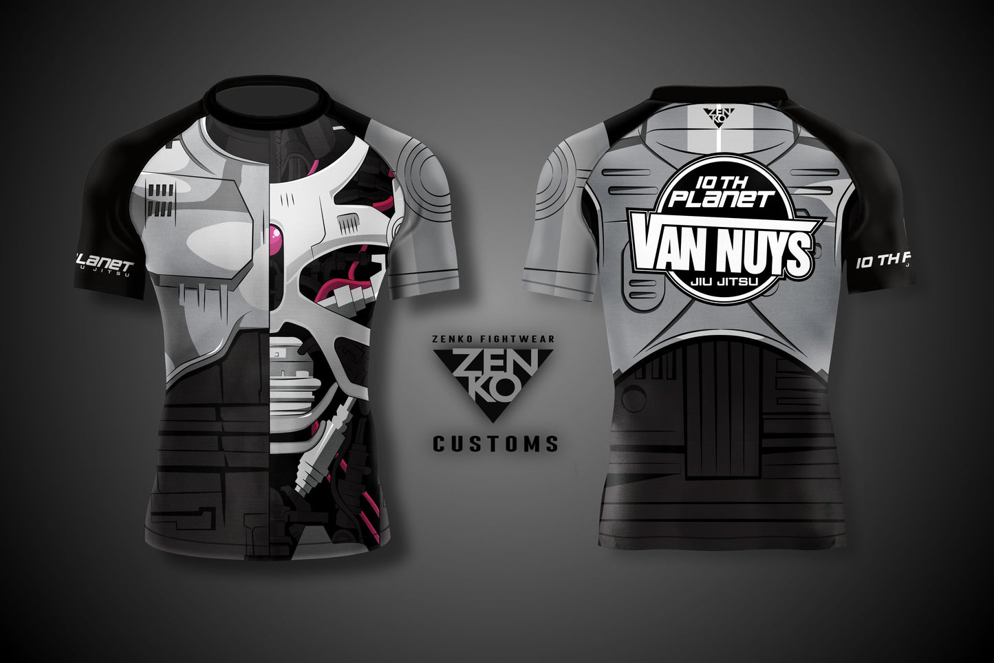 10th Planet Van Nuys Short Sleeve "Robo" Rashguard