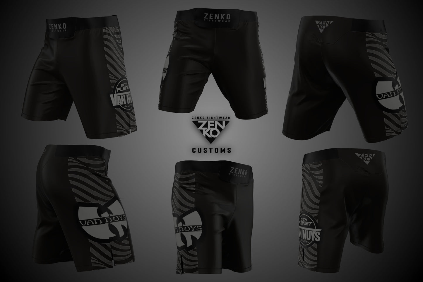 10th Planet Van Nuys UltraLite Shorts (Gray)